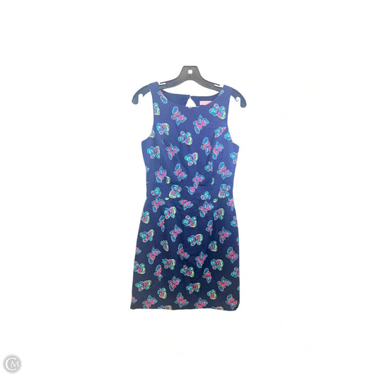 Dress Designer By Lilly Pulitzer In Blue & Pink, Size: 4