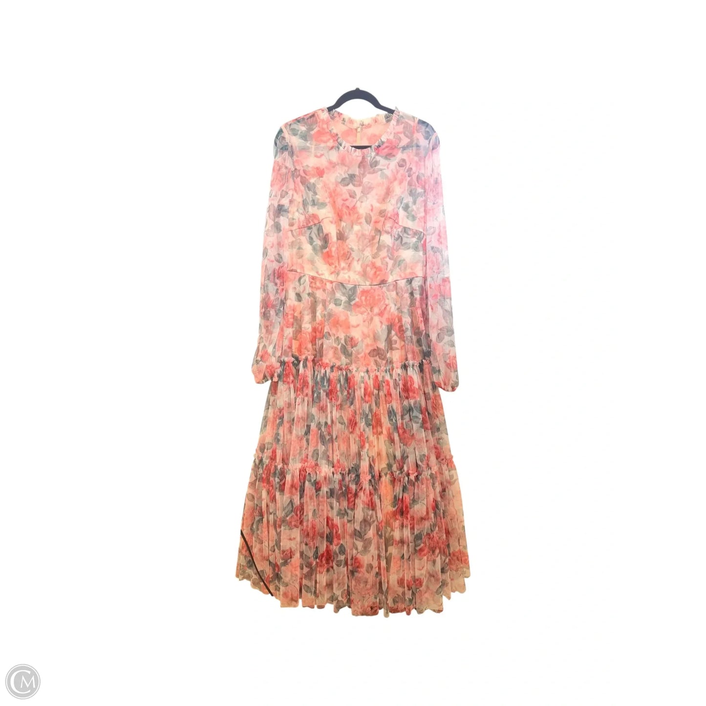 Dress Casual Maxi By Mac Duggal In Floral Print, Size: 16