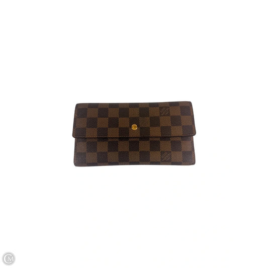 Wallet Luxury Designer By Louis Vuitton, Size: Medium
