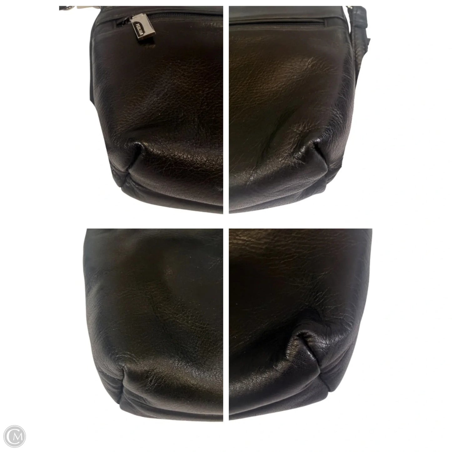 Crossbody Leather By Perlina, Size: Small
