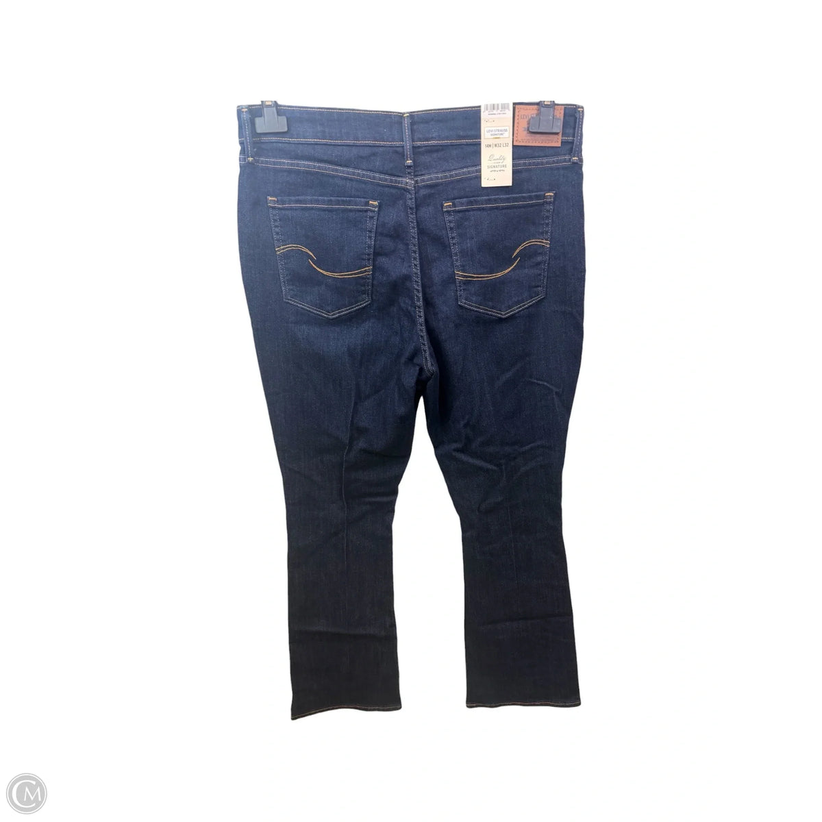 Jeans Boot Cut By Levis In Blue Denim, Size: 14