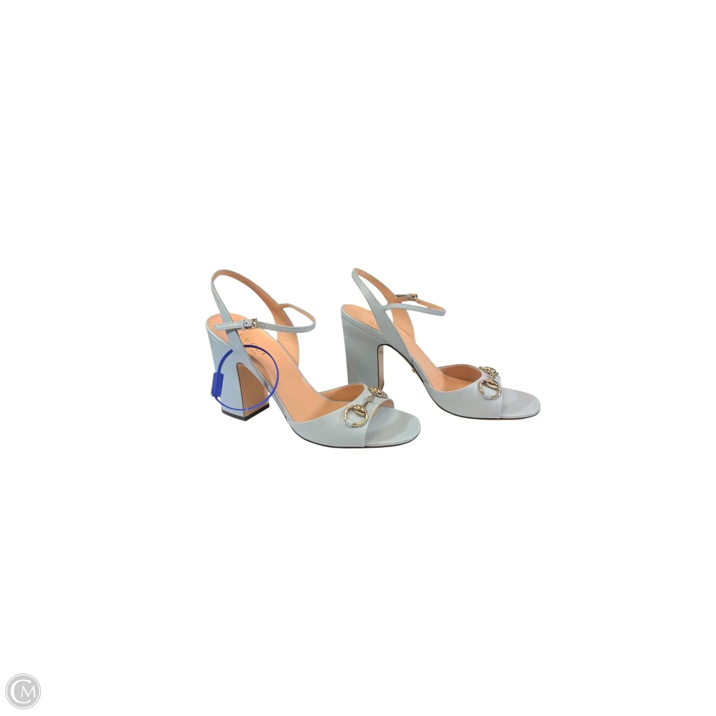 Shoes Luxury Designer By Gucci In Blue, Size: 10