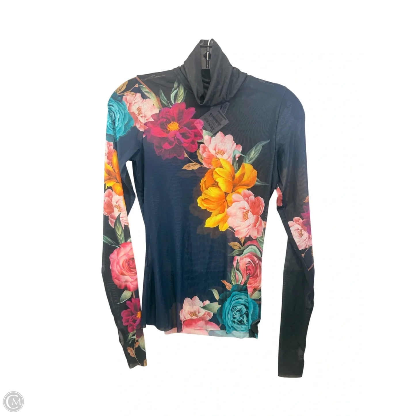 Top Long Sleeve By Afrm In Floral Print, Size: S