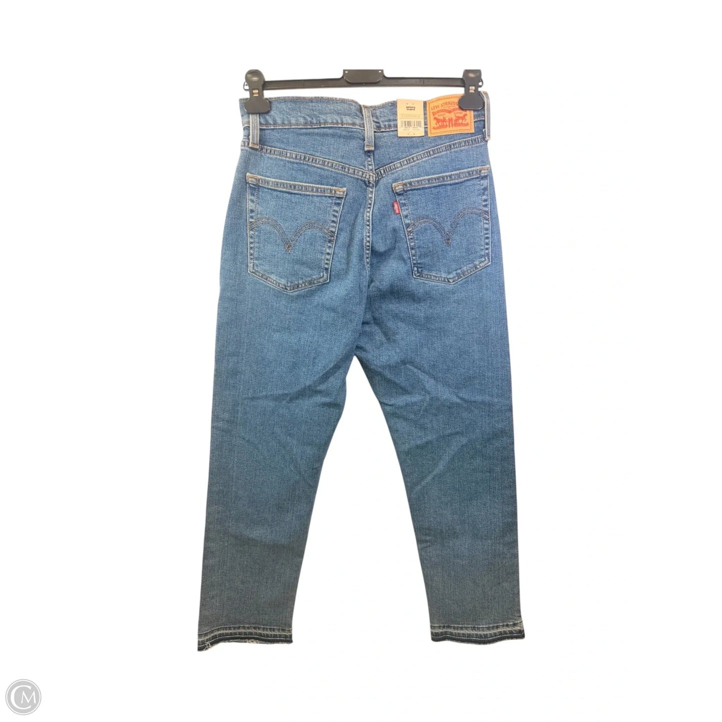 Jeans Skinny By Levis In Blue Denim, Size: 10