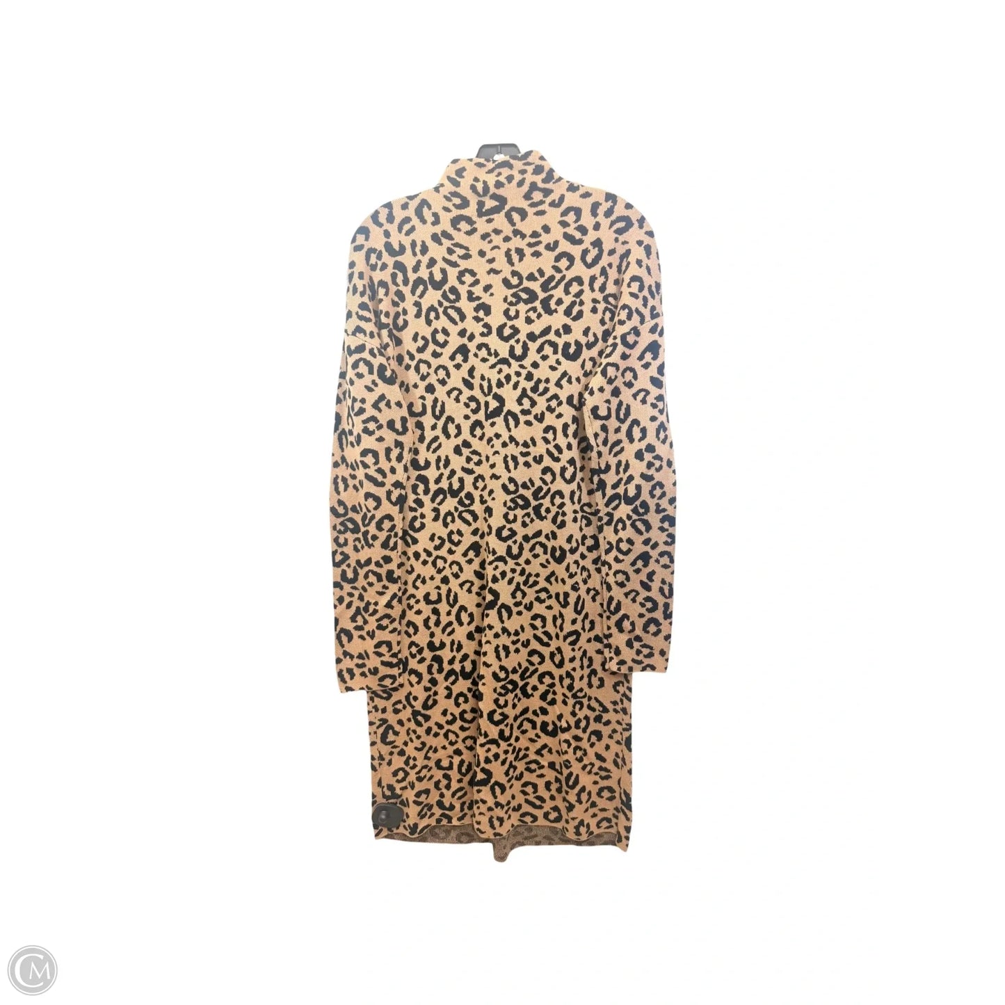 Dress Sweater By Nicole Michelle In Animal Print, Size: L