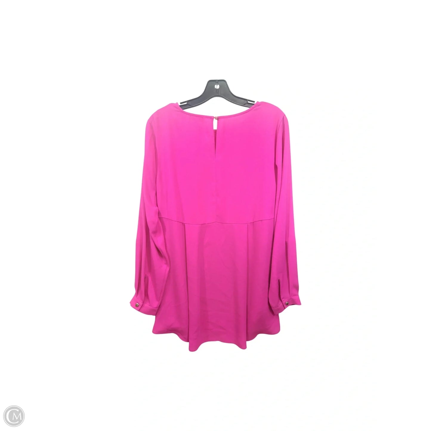 Top Long Sleeve By Vince Camuto In Pink, Size: M