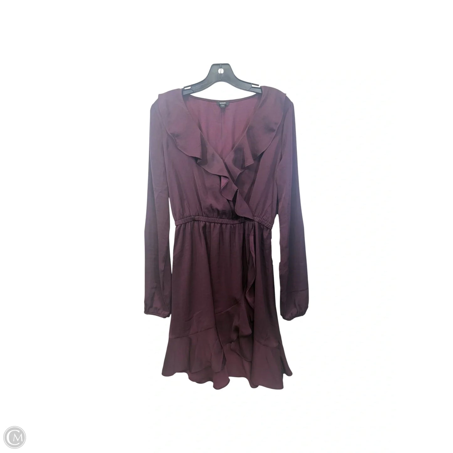 Dress Casual Short By Express In Maroon, Size: S