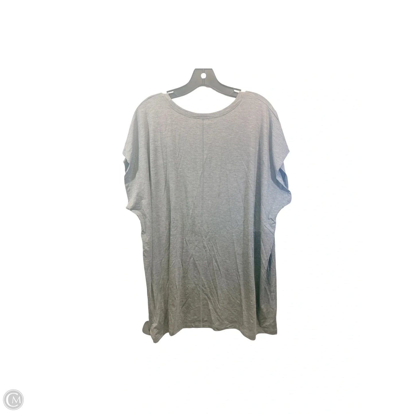 Top Short Sleeve Basic By Express In Grey, Size: Xl