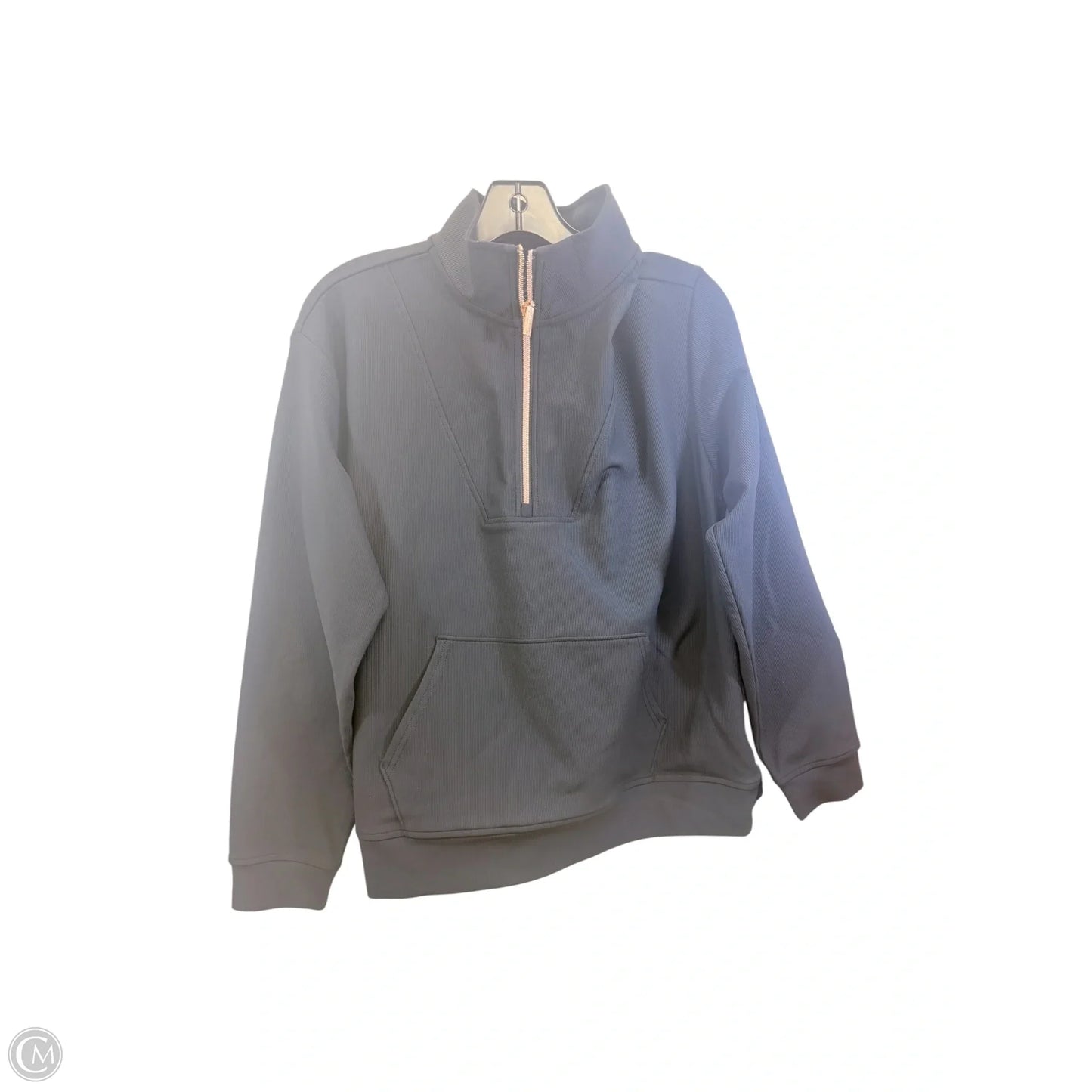 Athletic Jacket By Skechers In Black, Size: L