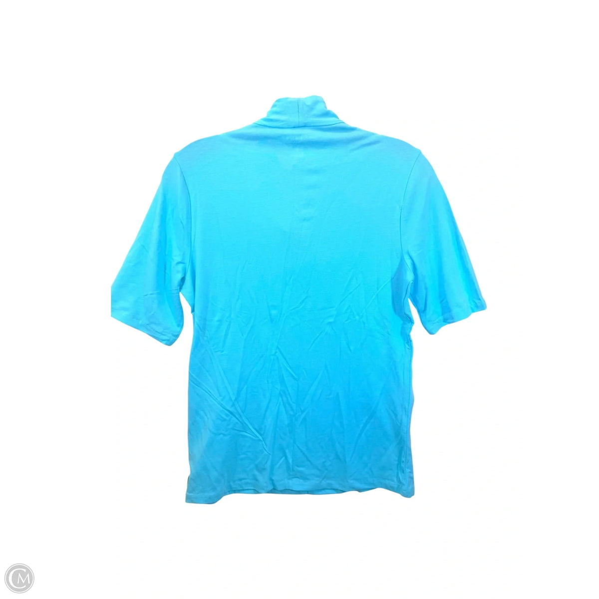 Top Short Sleeve By Talbots In Blue, Size: S