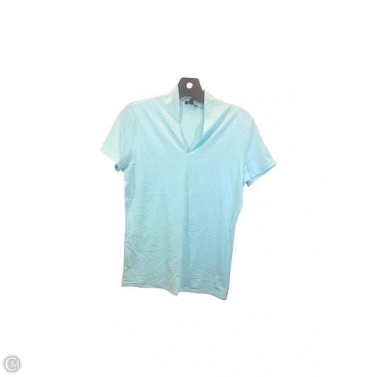Top Short Sleeve By Talbots In Blue, Size: Xs