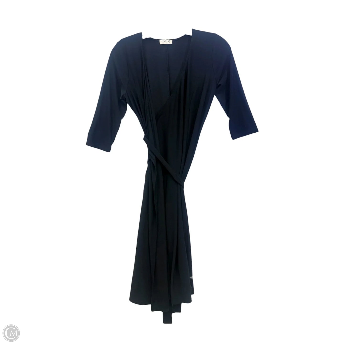 Dress Casual Midi By Kiyonna In Black, Size: S