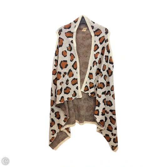 Cardigan By Lildy In Animal Print, Size: L