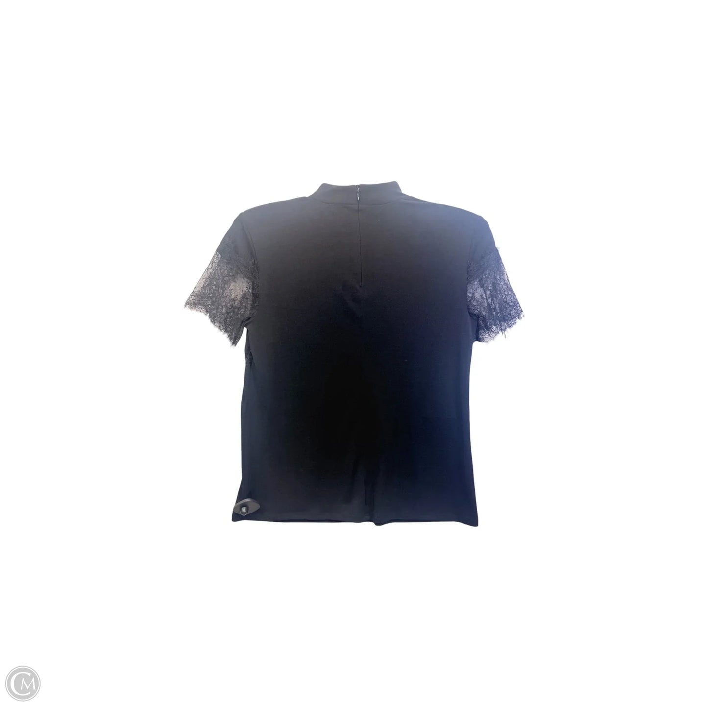 Top Short Sleeve By Decree In Black, Size: M