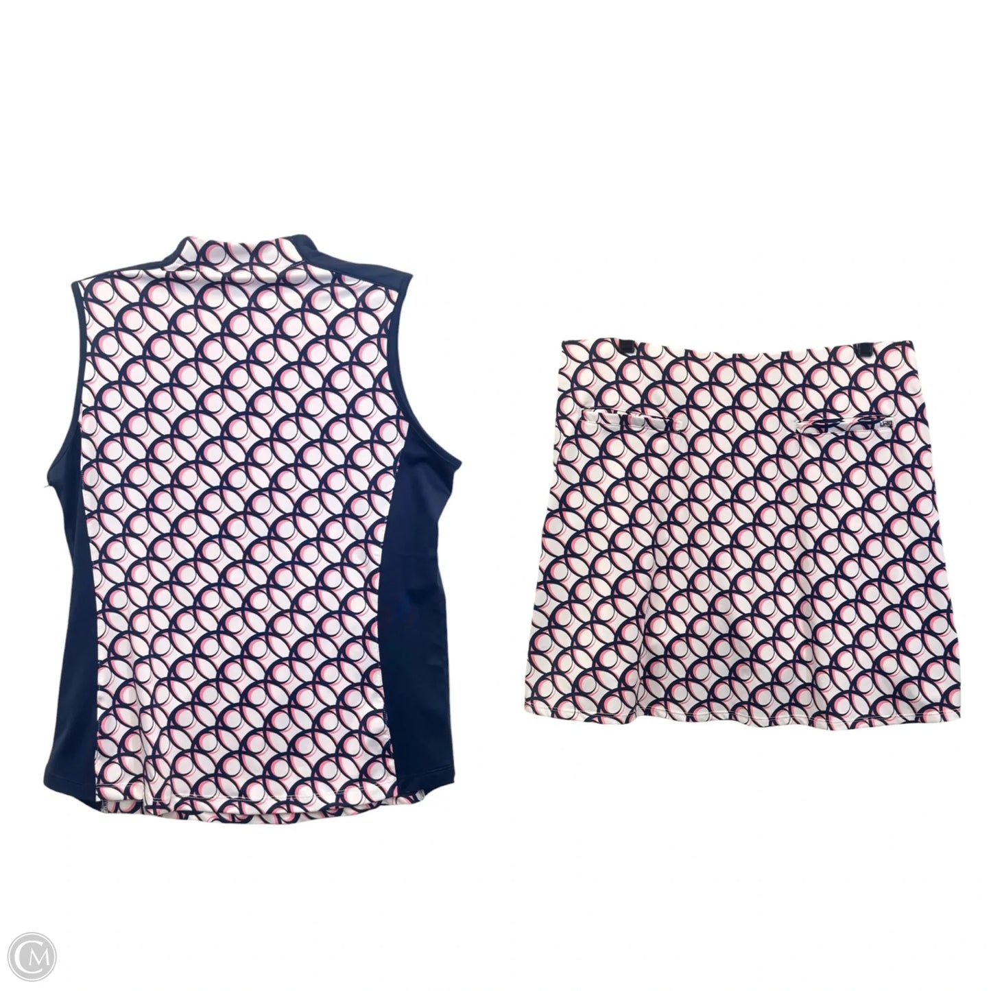 Athletic Shorts 2pc By Tail In Blue & Pink, Size: L