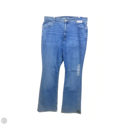 Jeans Straight By Old Navy In Blue Denim, Size: 18