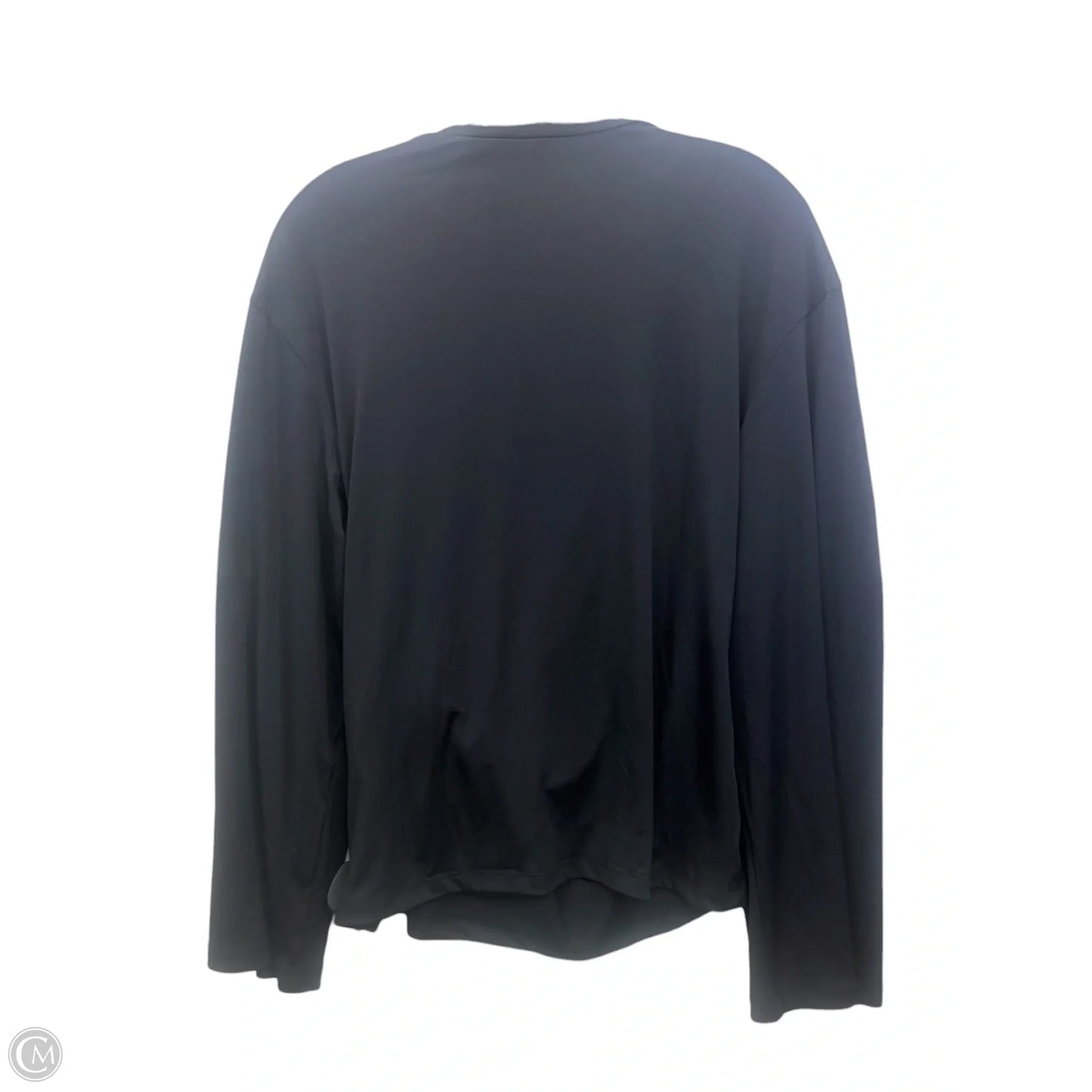 Top Long Sleeve By H&m In Black, Size: M