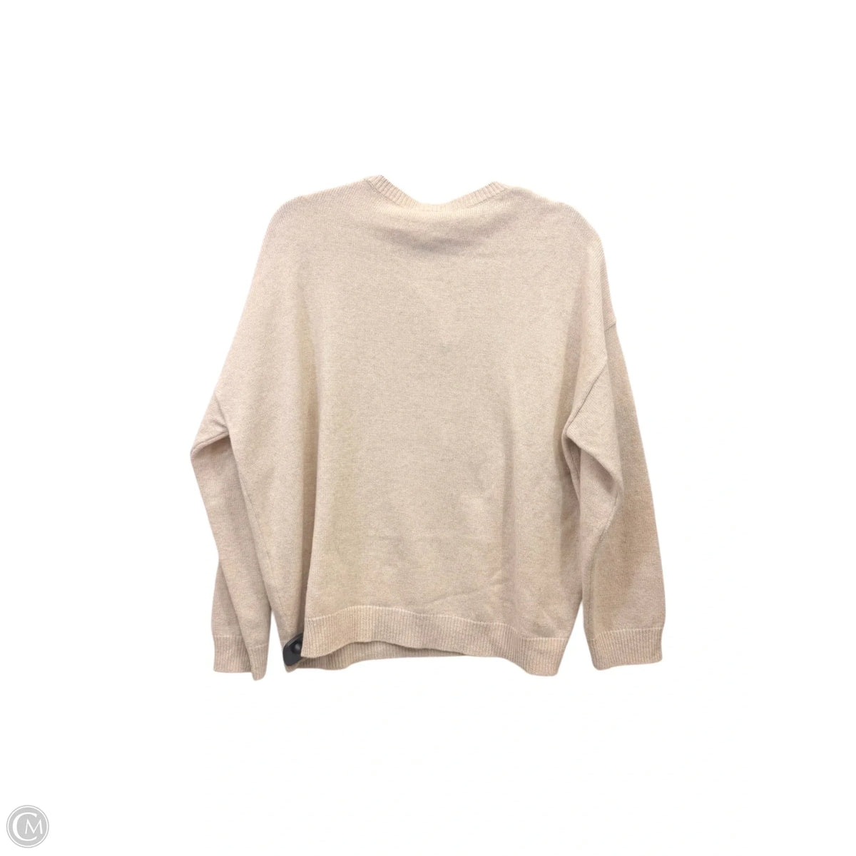 Sweater Designer By Max Mara In Gold & Tan, Size: Xl