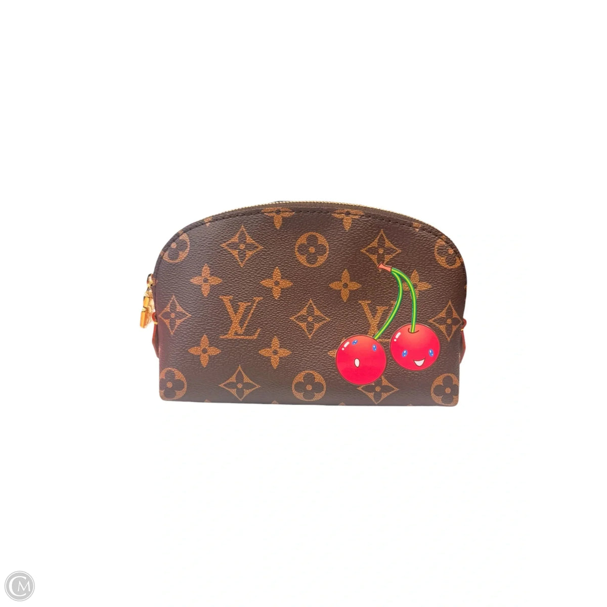 CERISES MURAKAMI COLLAB Makeup Bag Luxury Designer By Louis Vuitton, Size: Medium