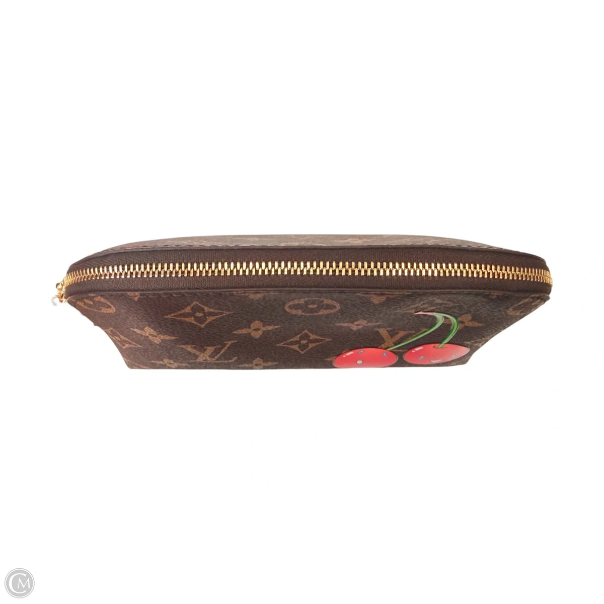 CERISES MURAKAMI COLLAB Makeup Bag Luxury Designer By Louis Vuitton, Size: Medium