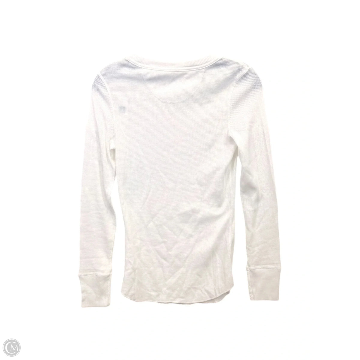Top Long Sleeve Basic By Gap In White, Size: S