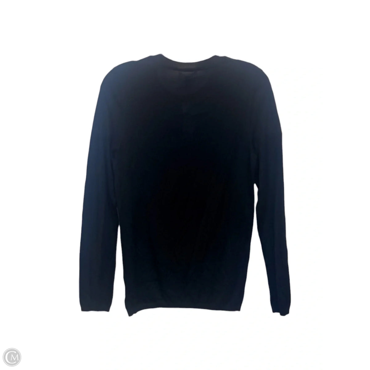 Top Long Sleeve Basic By Gap In Black, Size: M