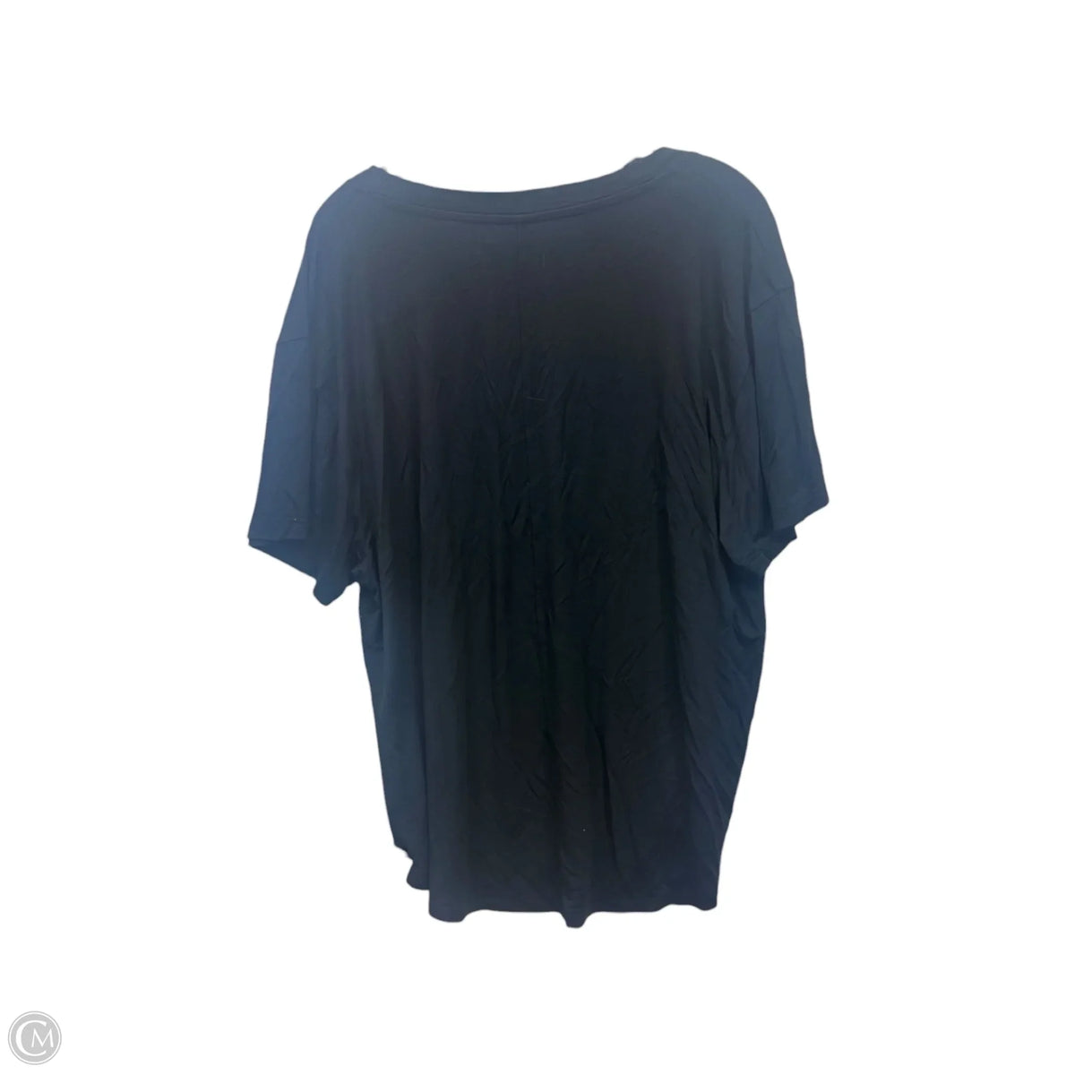 Top Short Sleeve Basic By American Eagle In Black, Size: Xl