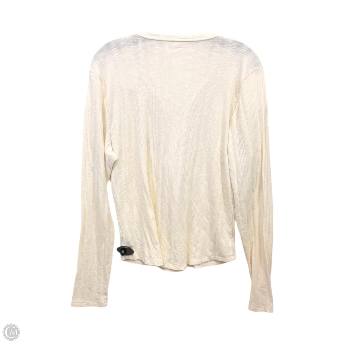 Top Long Sleeve By American Eagle In Cream, Size: Xl