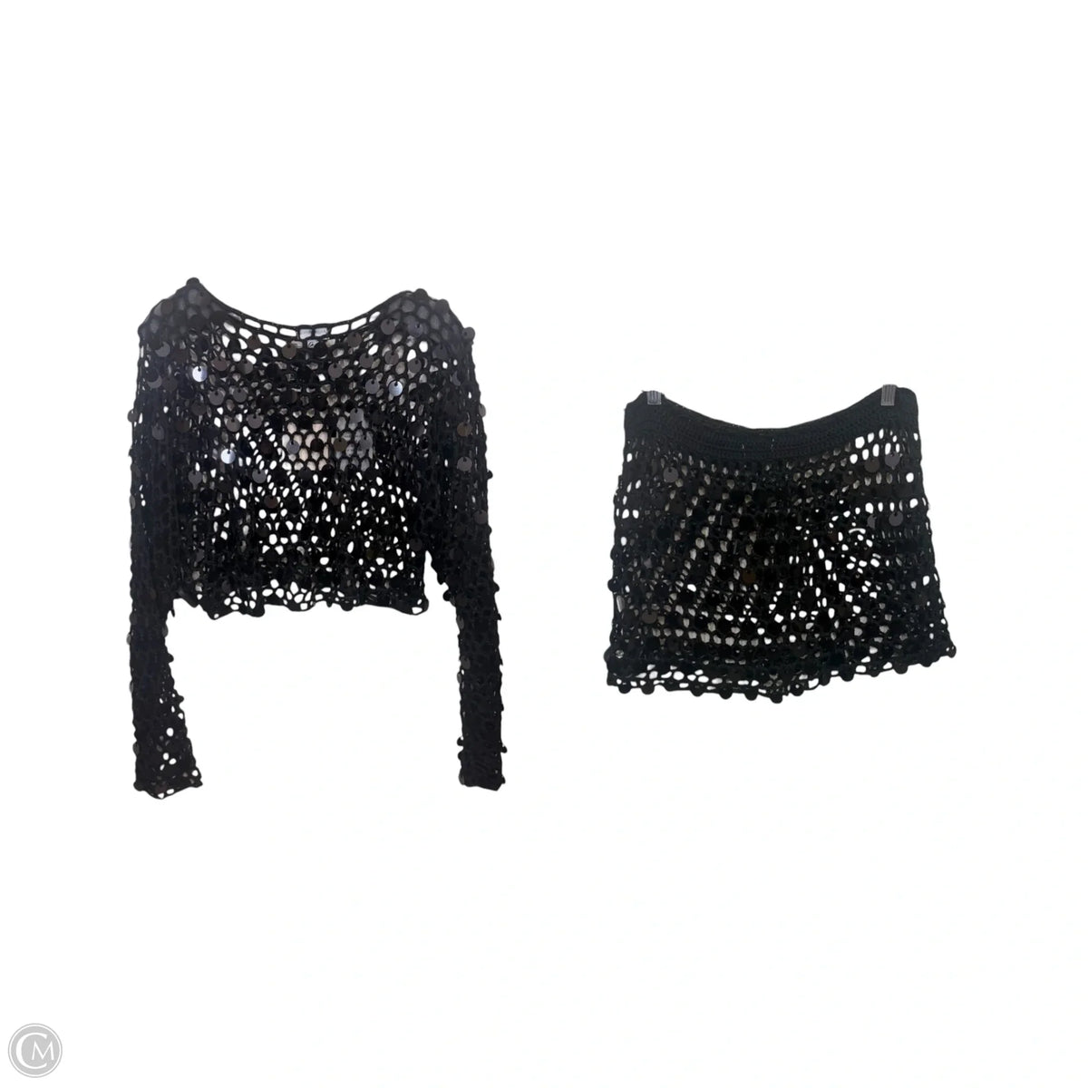 Skirt Set 2pc By Superdown In Black, Size: L