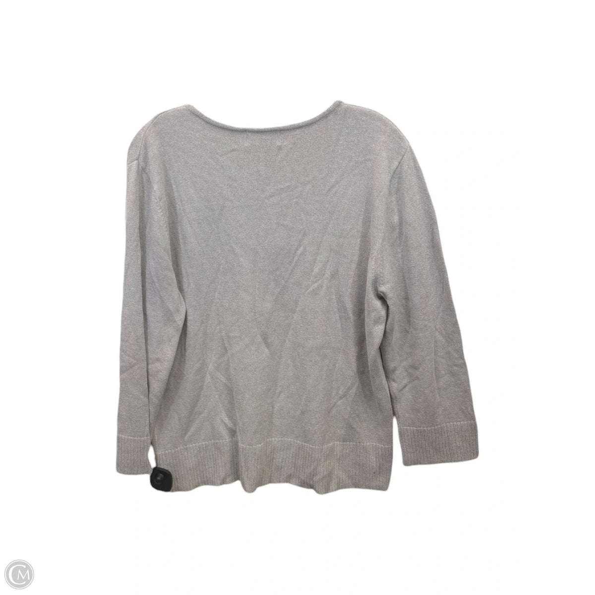 Top Long Sleeve By Covington In Grey, Size: Xl