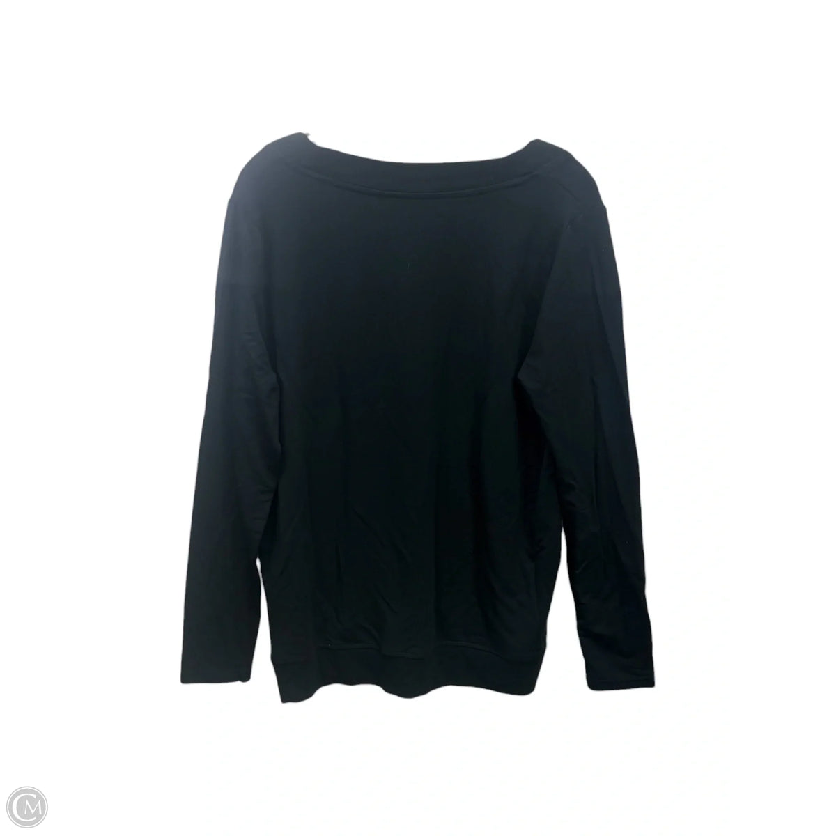Top Long Sleeve Basic By Banana Republic In Black, Size: M