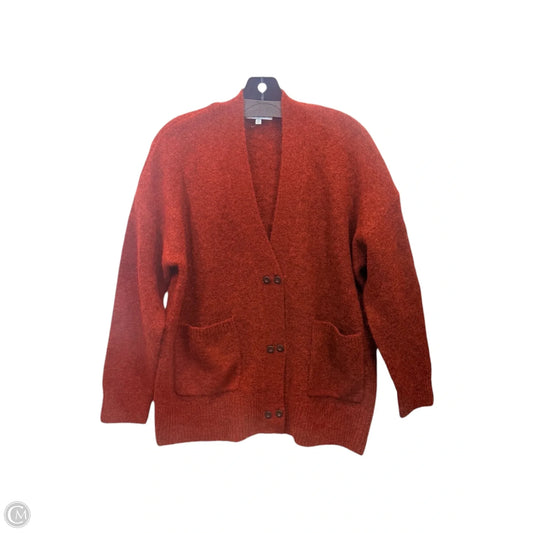 Sweater Cardigan By Madewell In Copper, Size: M