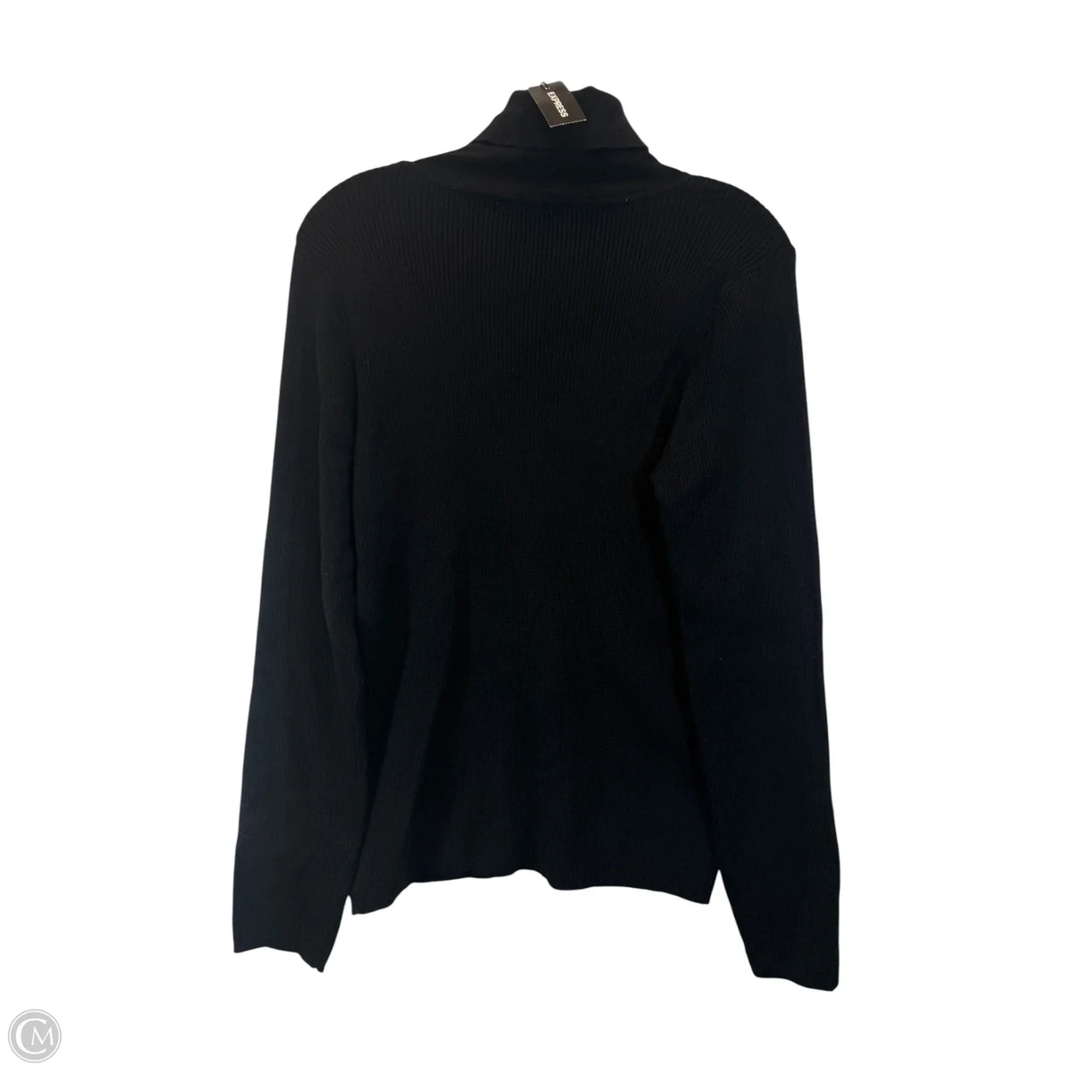 Top Long Sleeve By Express In Black, Size: Xs