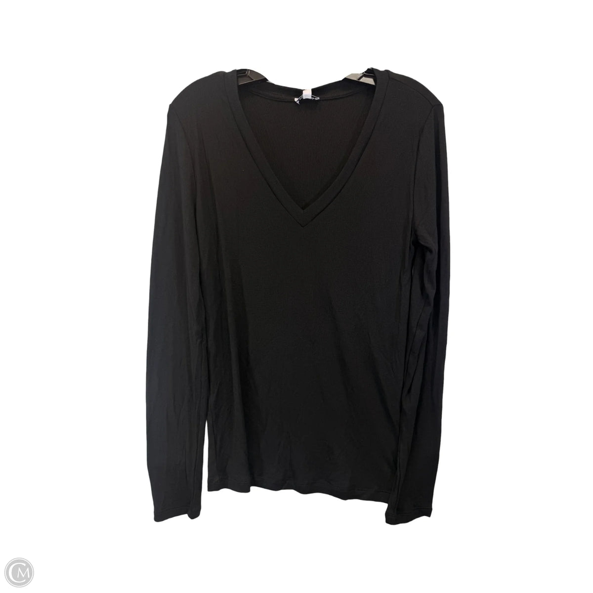 Top Long Sleeve By Splendid In Black, Size: L