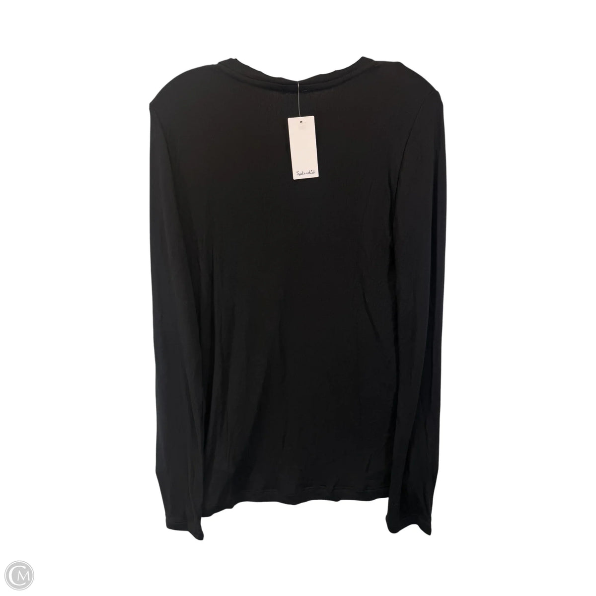 Top Long Sleeve By Splendid In Black, Size: L