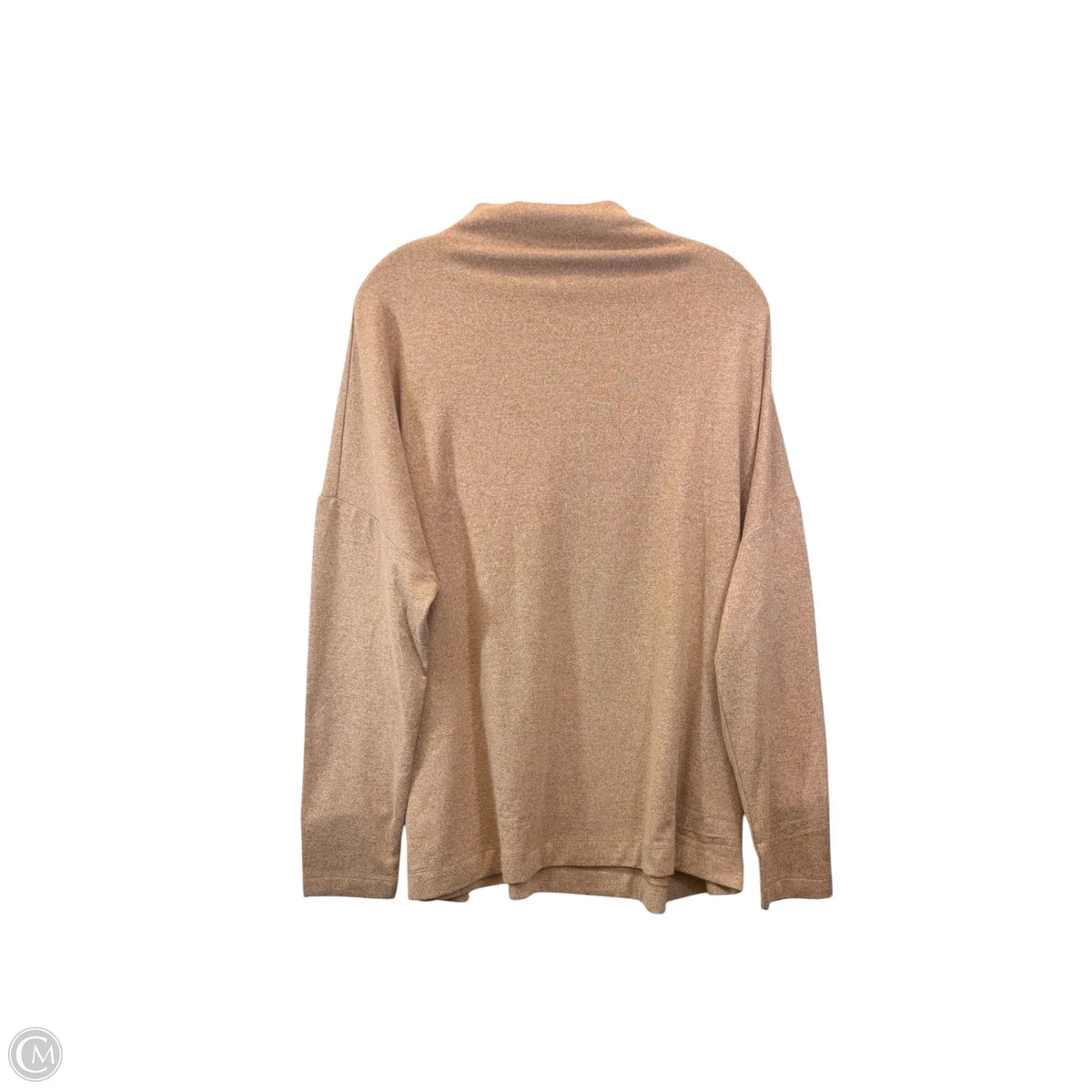 Top Long Sleeve By Loft In Tan, Size: Xl
