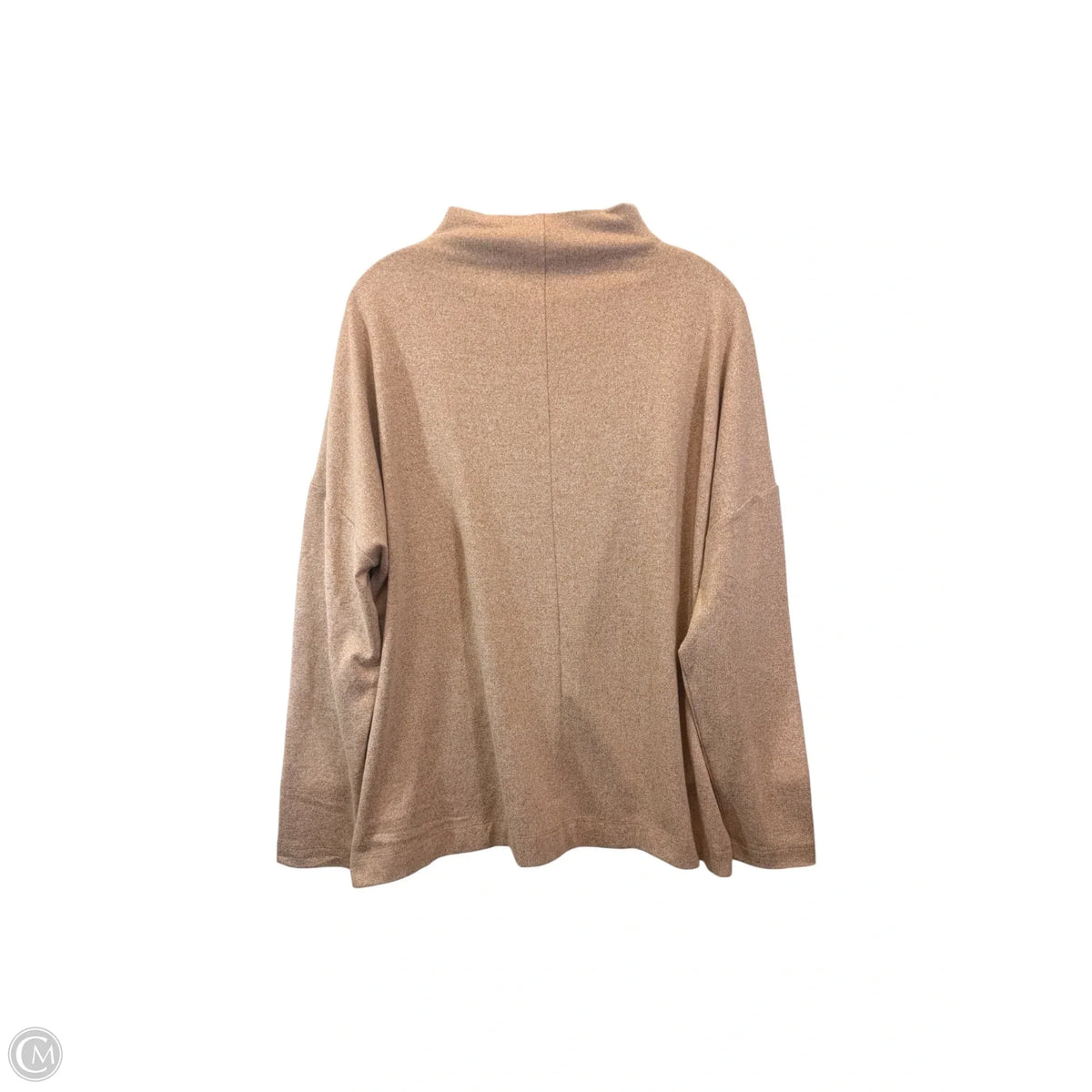 Top Long Sleeve By Loft In Tan, Size: Xl