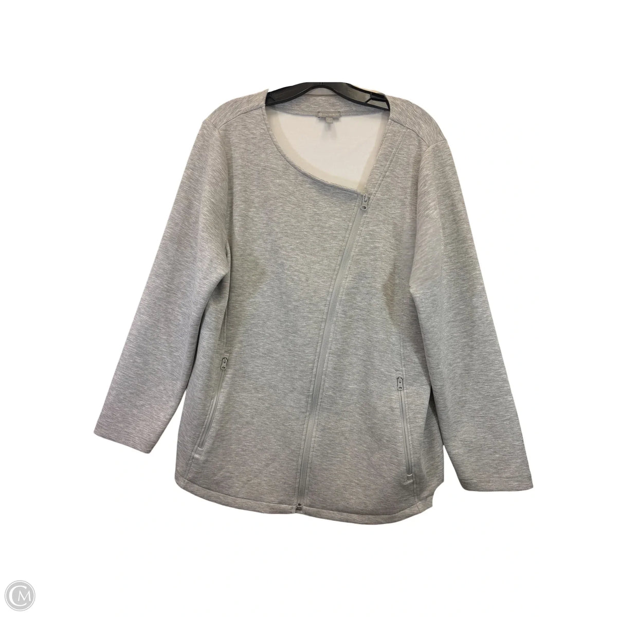 Jacket Other By Talbots In Grey, Size: 1x