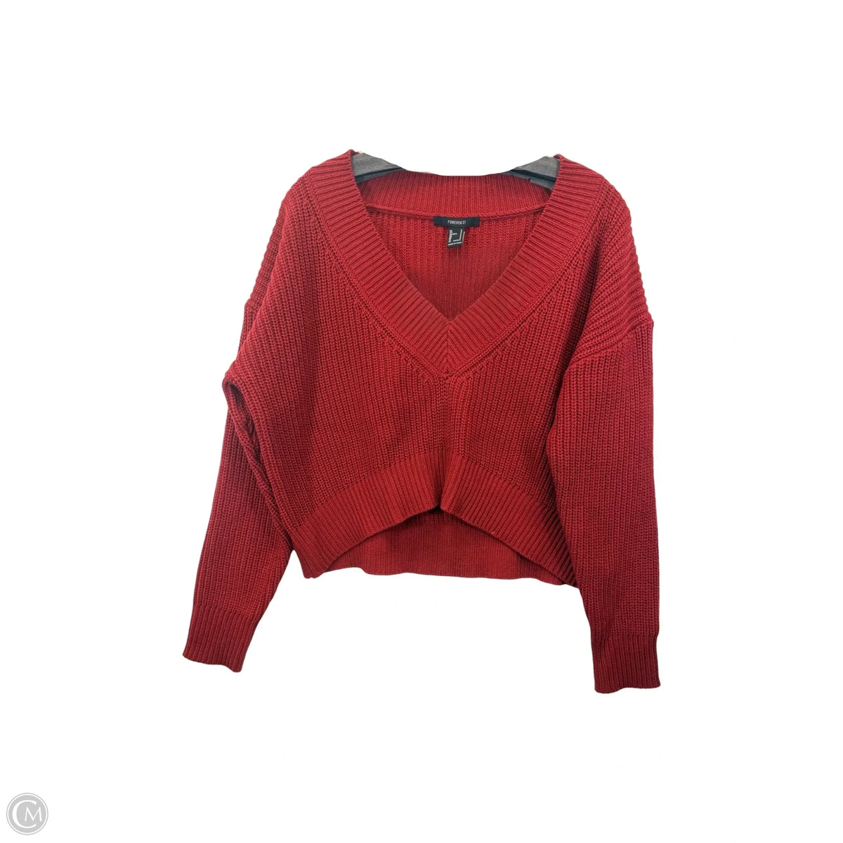 Sweater By Forever 21 In Red, Size: S