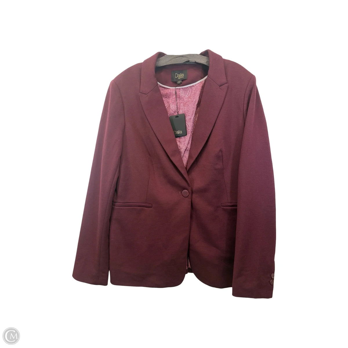 Blazer By Dalia In Maroon, Size: Xl