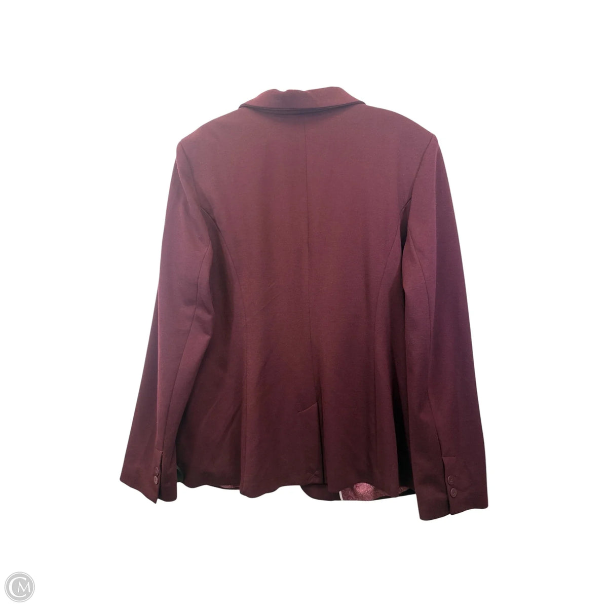 Blazer By Dalia In Maroon, Size: Xl