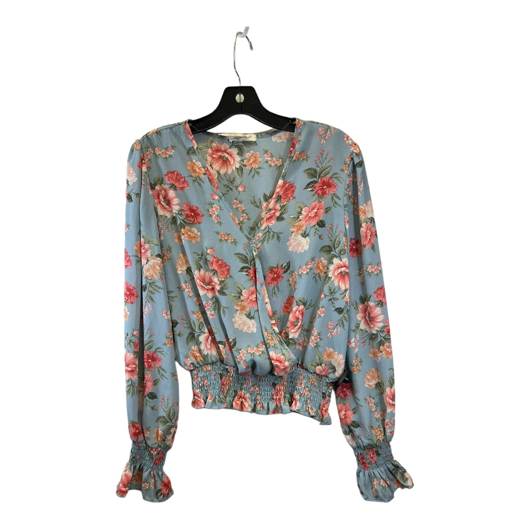 Top Long Sleeve By Ultra Flirt  Size: L