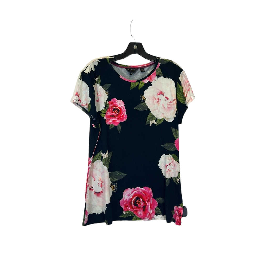 Top Short Sleeve Designer By Ted Baker  Size: L