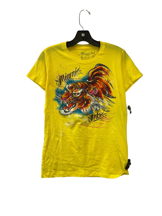 Top Short Sleeve By Miami Ink Size: L