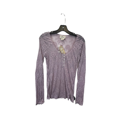 Purple Top Long Sleeve Denim & Supply By Ralph Lauren, Size M