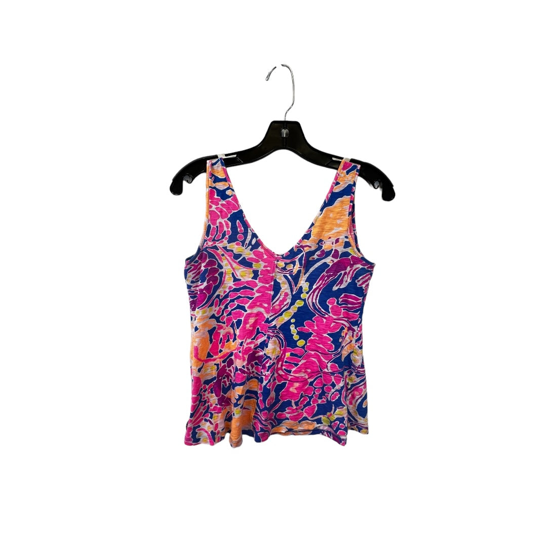 Pink & Yellow Top Sleeveless Lilly Pulitzer, Size Xs