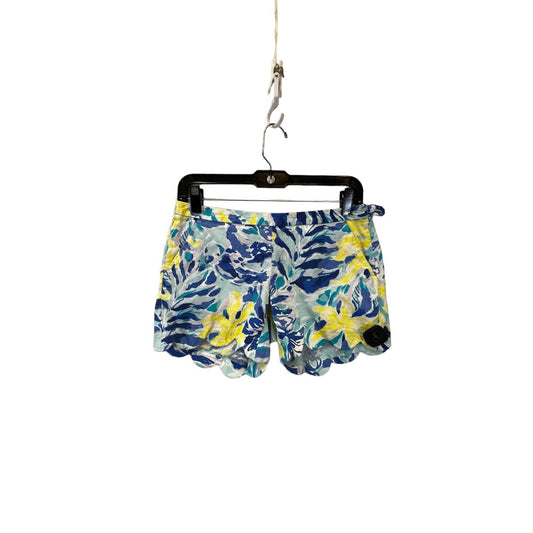 Blue & Yellow Shorts Lilly Pulitzer, Size 2