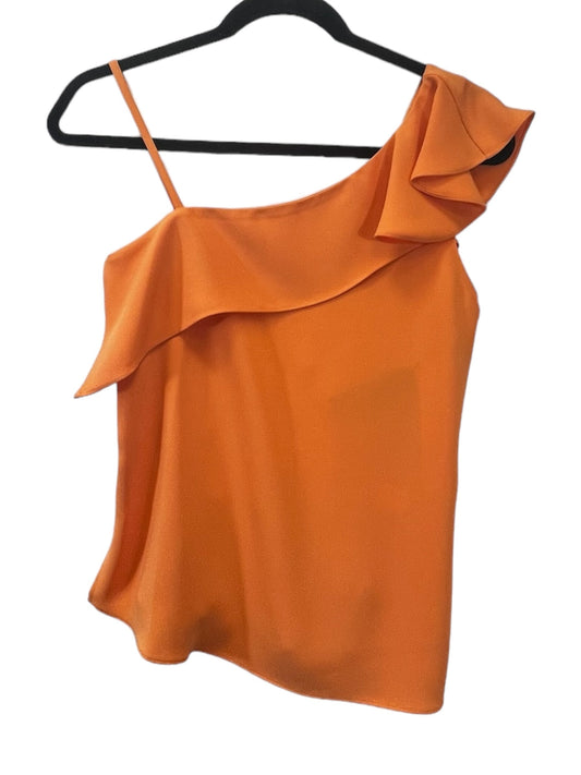 Orange Top Sleeveless Designer Amanda Uprichard, Size Petite   Xs