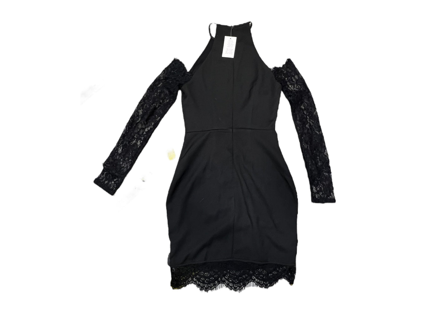 Black Dress Party Midi Missguided, Size Xs
