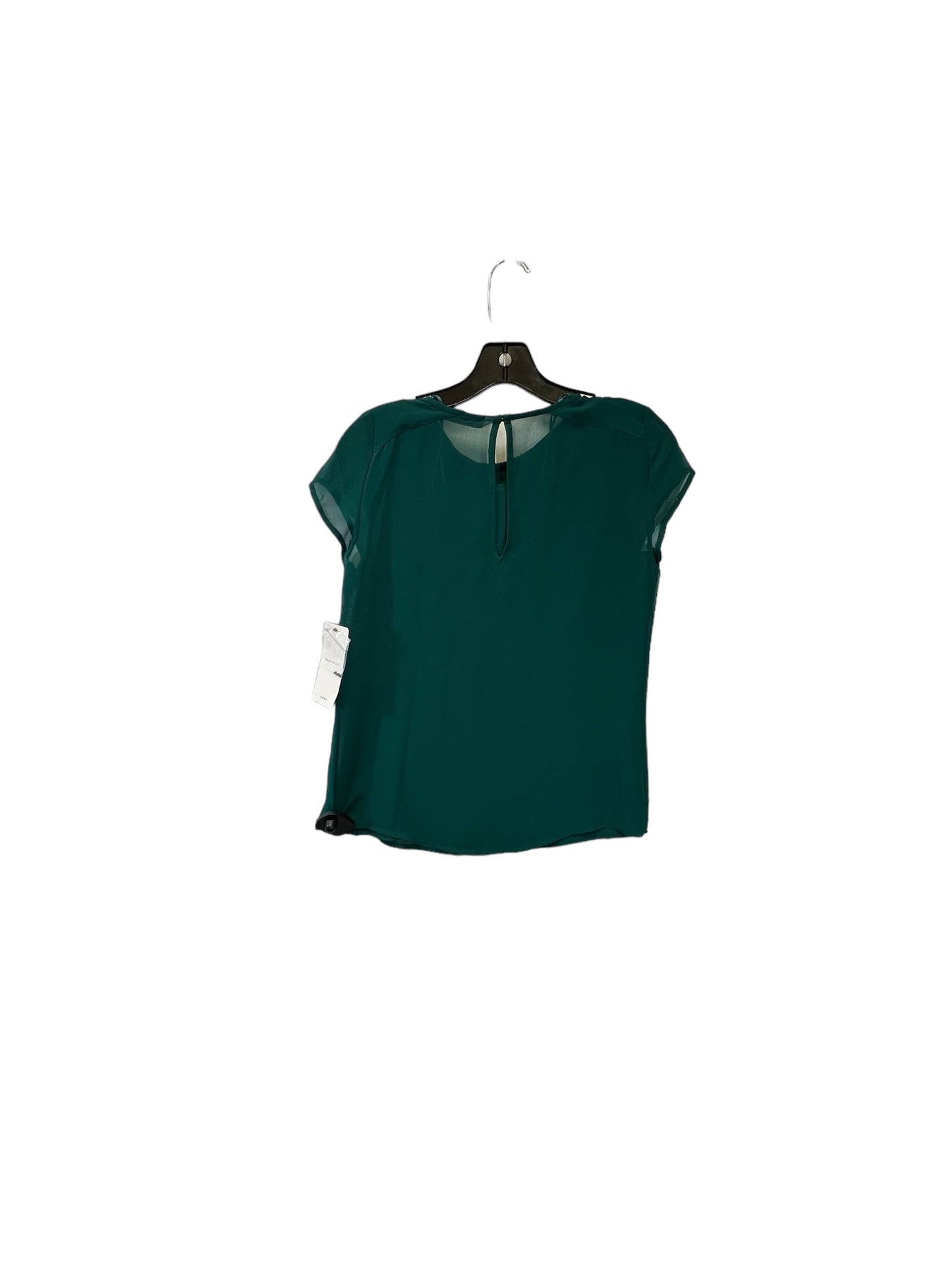 Green Top Short Sleeve Zara, Size Xs